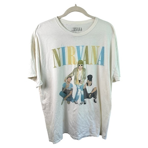 NIRVANA Other - Nirvana Shirt Mens Small Medium Short Sleeve Graphic Modern Band Tee Punk 90s